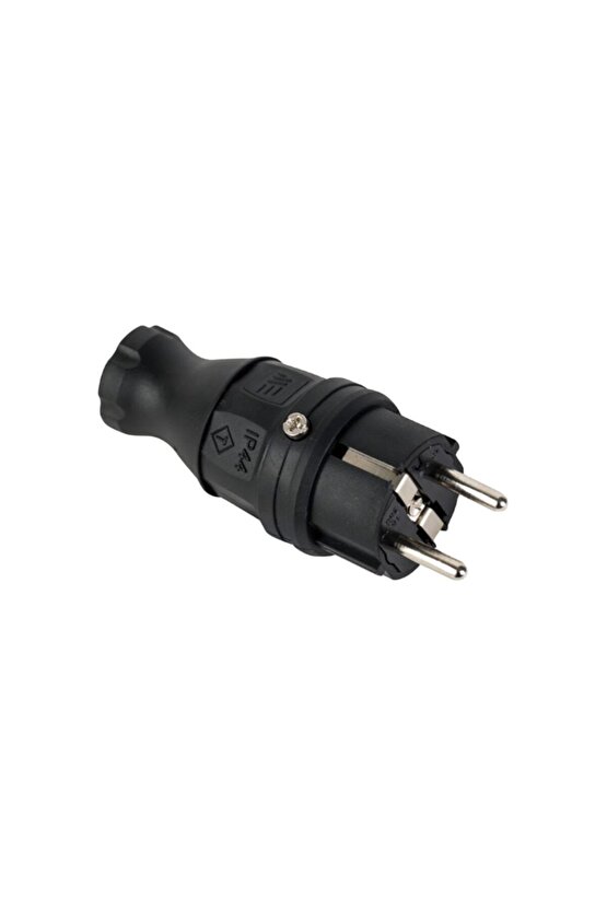Karavan Besleme Kablosu 3x2,5mm 10mt. Kauçuk 220v Erkek Fiş 3x16a Kapaklı Dişi Priz