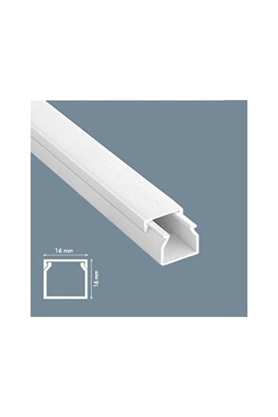 Yapışkanlı Kablo Kanalı 25x25mm 2 M (1ADET ALIMDA KANAL 2 YE BÖLÜNÜR)