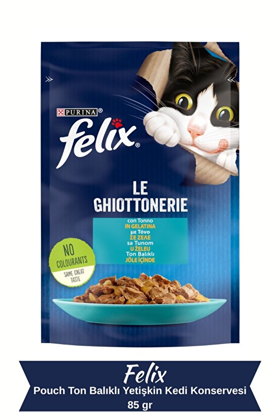 Pouch Ton Balıklı Yetişkin Kedi Konservesi 85 gr