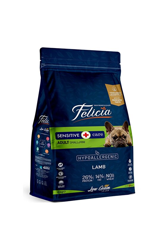 6 Kg Kuzulu Az Tahıllı Smallmini Yetişkin Köpek Maması Hypoallergenic Köpek Maması