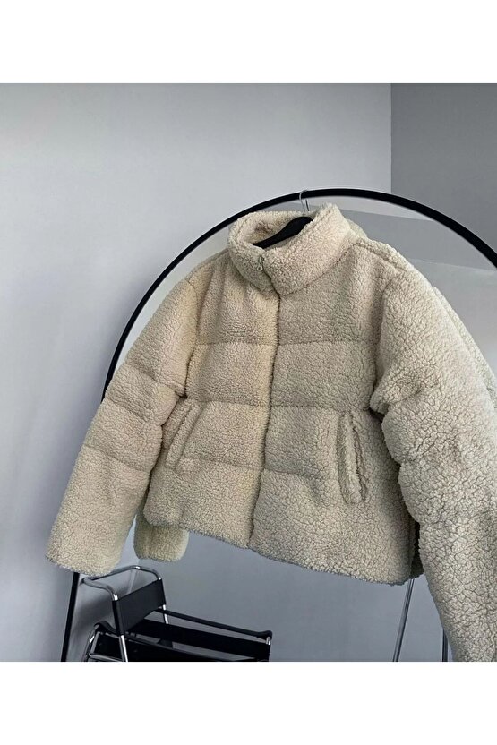 Peluş Yumuşak Kumaş Kabartma Mont