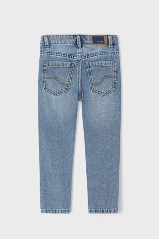Erkek Çocuk 3-9 Yaş Straight Fit Denim Pantolon 3544