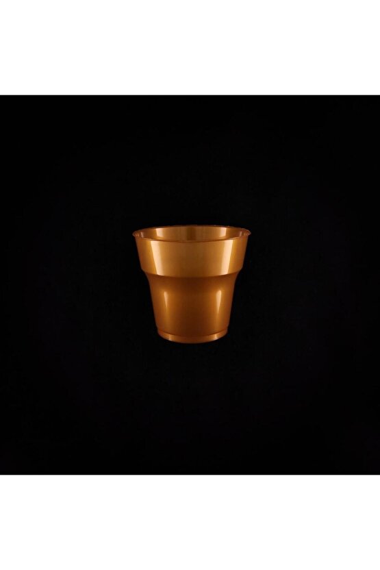 Kristal Renkli Bardak Gold 10lu
