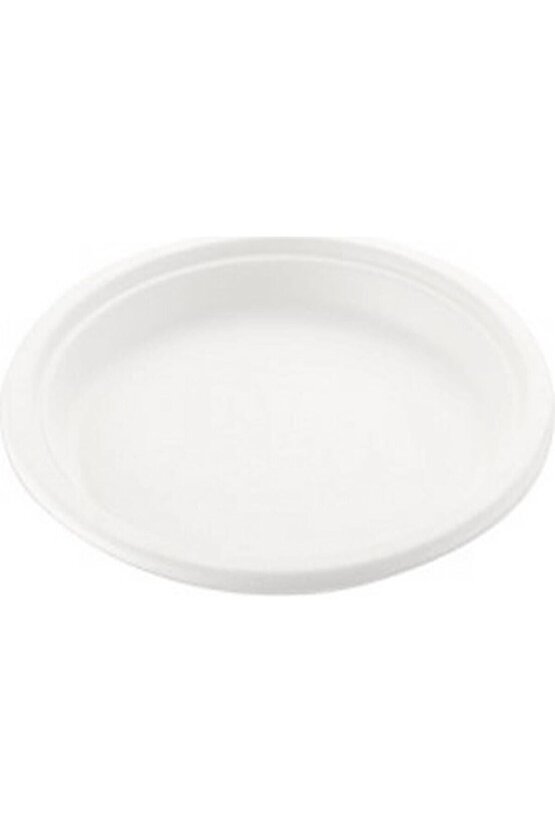 Ekolojik Karton Tabak Baskısız 18 Cm 50 Li