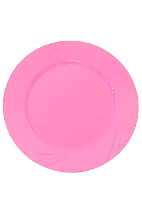 Pembe Kristal Mika Tabak 6 Adet