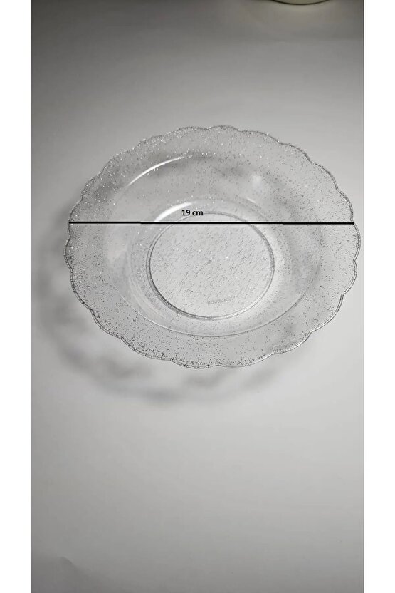 Mika Tabak& Parti Tabak&parti Mika Tabak & Doğum Günü Tabak & Plastik Çorba Tabakkase 19 Cm 6 Adet