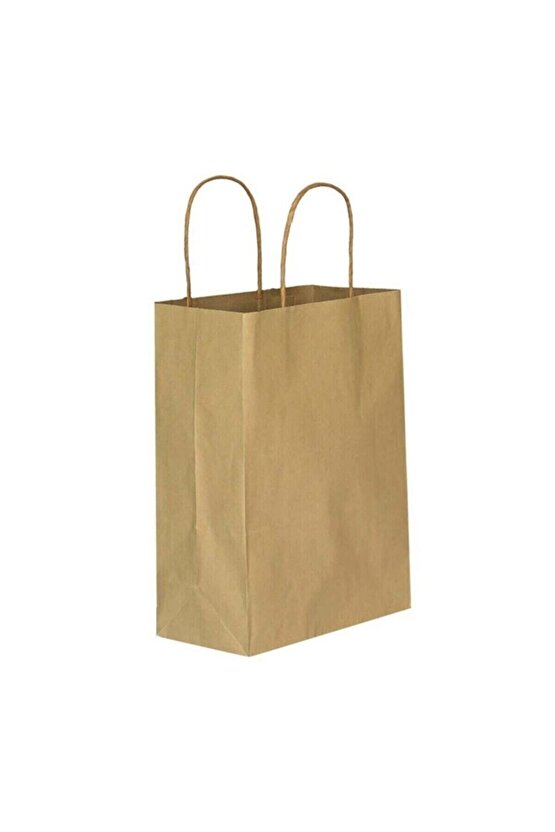 Kraft Kağıt Hediye Ve Alışveriş Çantası 33x20x33 25 Adet