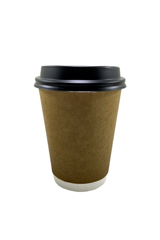 14 Oz Double Wall Kraft Karton Bardak - 500lü