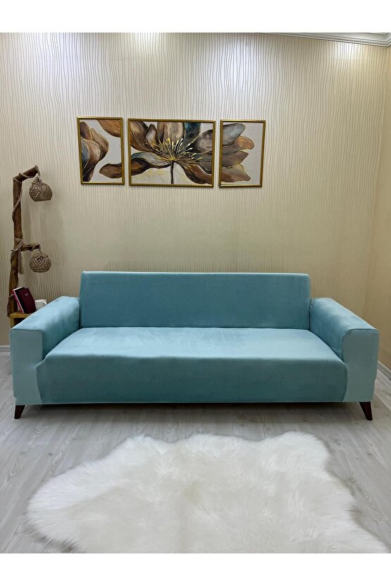3+2 İtalyan Süet Koltuk Örtüsü(MİNt)