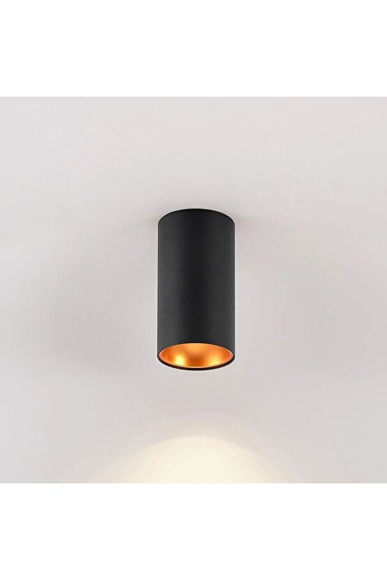 10 x 6 Cm Metal Kasa 7 Watt BEYAZ IŞIK Gu10 Duy Sıva Üstü Tavan Armatürü Modern Metal Tavan Aplik