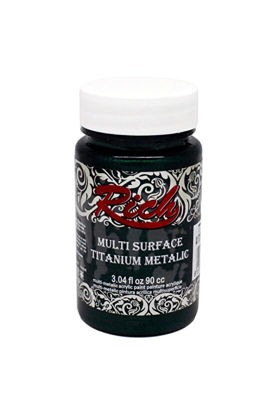 Multi Surface Titanium Metalik Boya 90 Cc Antik Yeşil 2554