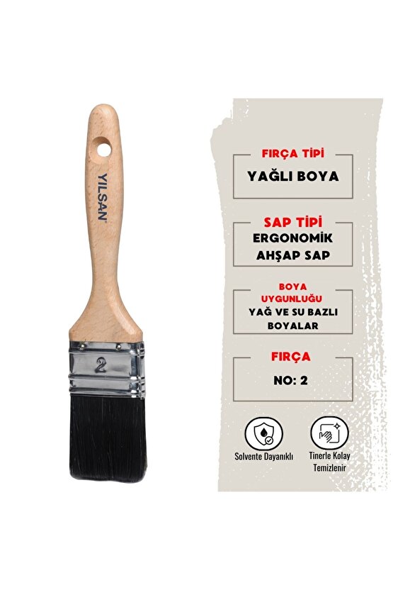 | Yağlı Boya Fırçası [no: 2]