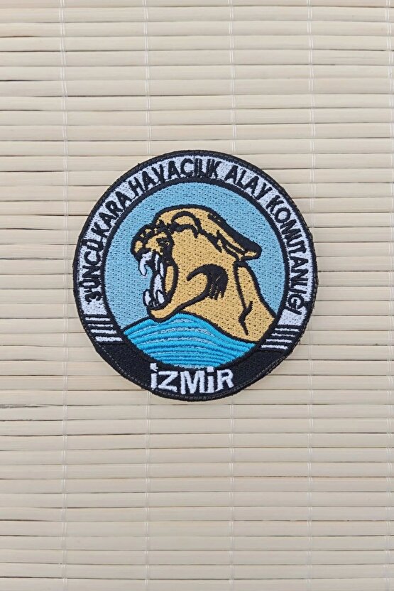 3 uncu Kara Havacilik Alay Komutanligi izmir Yazili Nakis islemeli Arma Pec Patch