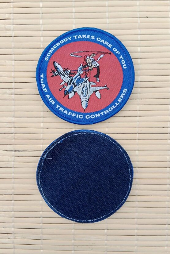 Somebody Takes Care Of You Tuaf Air Traffic Controllers Yazili Nakis islemeli Arma Pec Patch