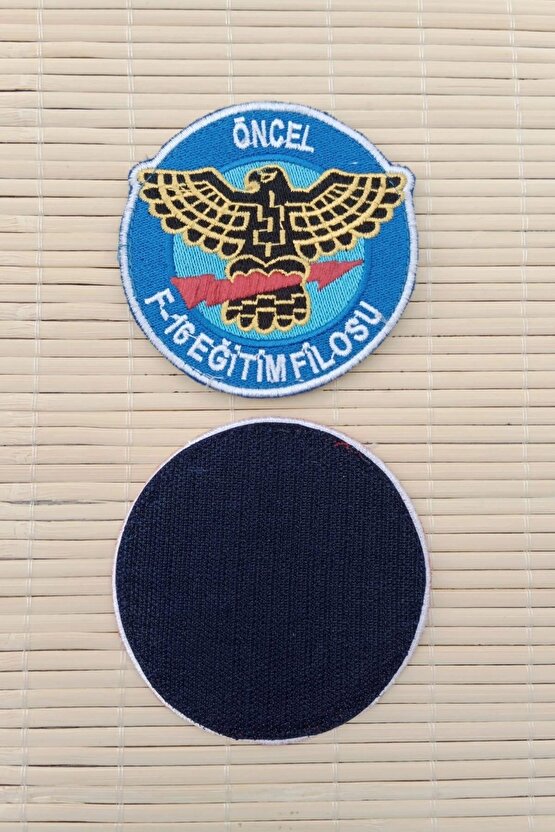 Oncel F 16 Egitim Filosu Yazili Nakis islemeli Arma Pec Patch
