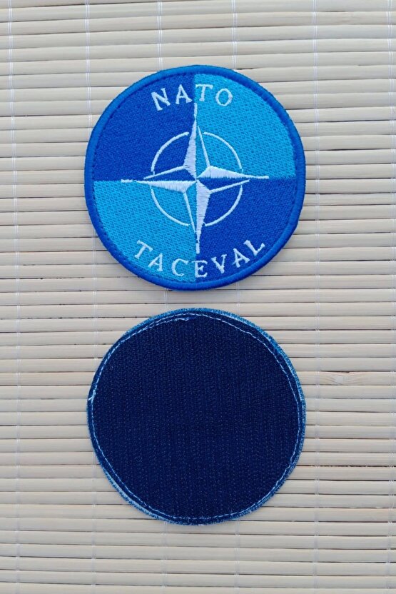 Nato Taceval Yazili Nakis islemeli Arma Pec Patch