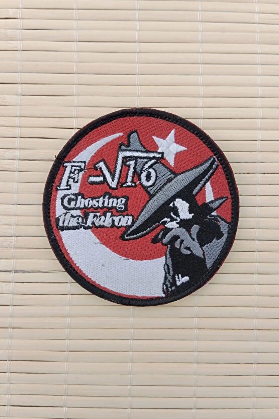 F V 16 Ghosting The Falcon Yazili Nakis islemeli Arma Pec Patch