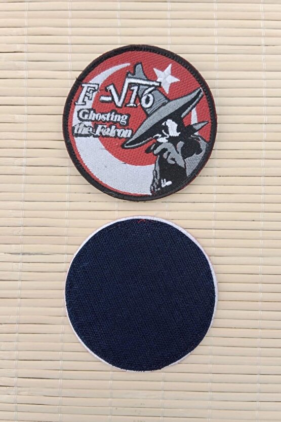 F V 16 Ghosting The Falcon Yazili Nakis islemeli Arma Pec Patch