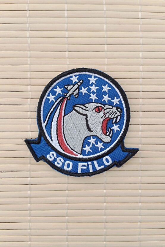 SSO Filo Yazili Nakis islemeli Arma Pec Patch