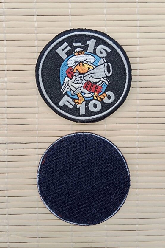 f 16 f 100 Yazili Nakis islemeli Arma Pec Patch