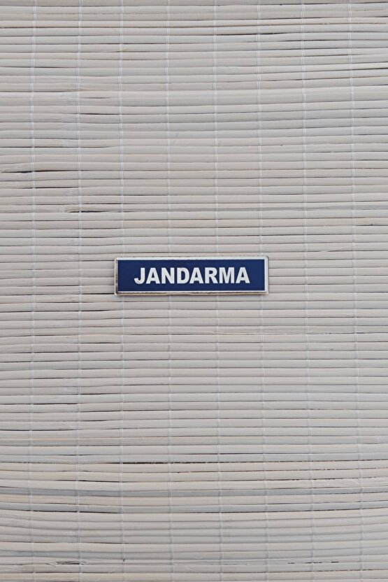 Jandarma Asayis Siyah Zemin Sari Jandarma Yazili isimlik Gogus Arma isimlik Patch Pec