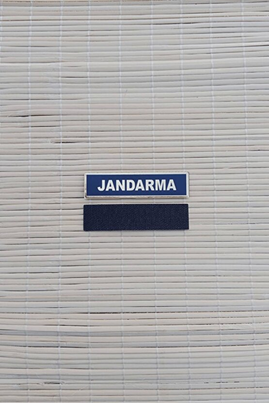 Jandarma Asayis Siyah Zemin Sari Jandarma Yazili isimlik Gogus Arma isimlik Patch Pec