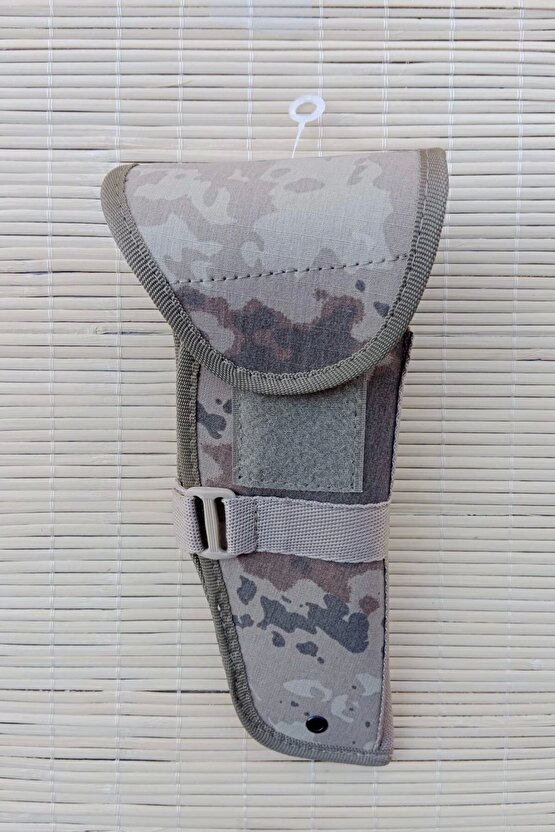 Sag El Jandarma Kamuflaj Renkli Cirtli Kapakli impertex Silah Kilifi