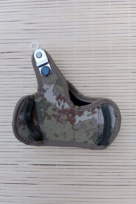 Sag El Kara Kuvvetleri Kamuflaj Renkli Yarim Kelebek impertex Silah Kilifi