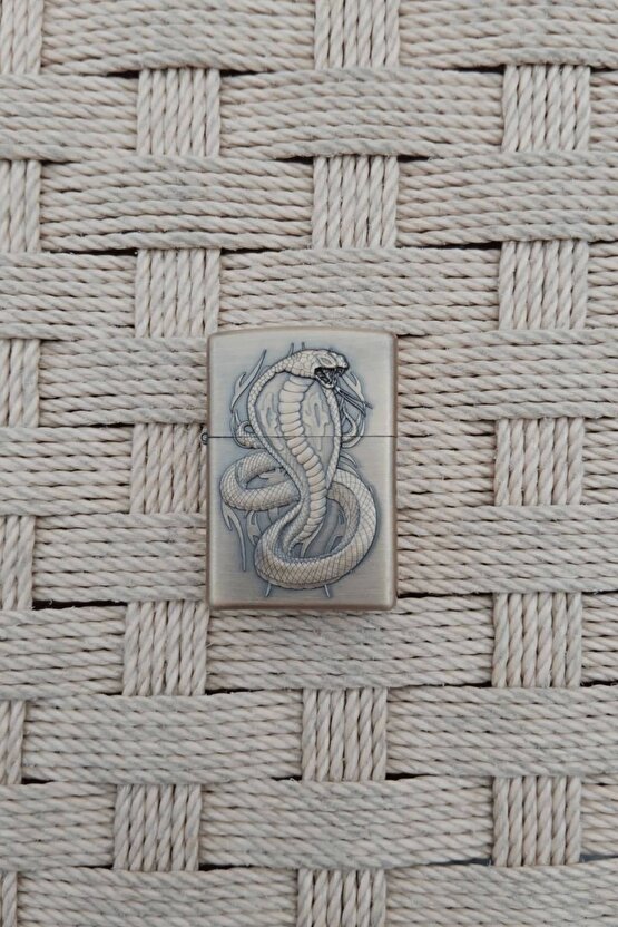 Sari renkli Snake Kobra yilan kabartmali Cakmak