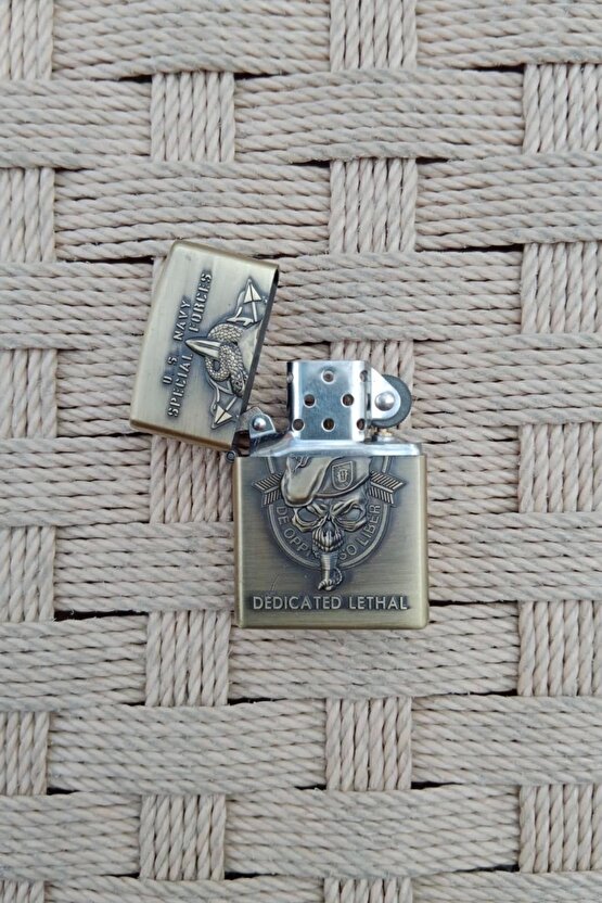 U.S NAVY Special Forces Dedicated Lethal yazili kabartmali Cakmak
