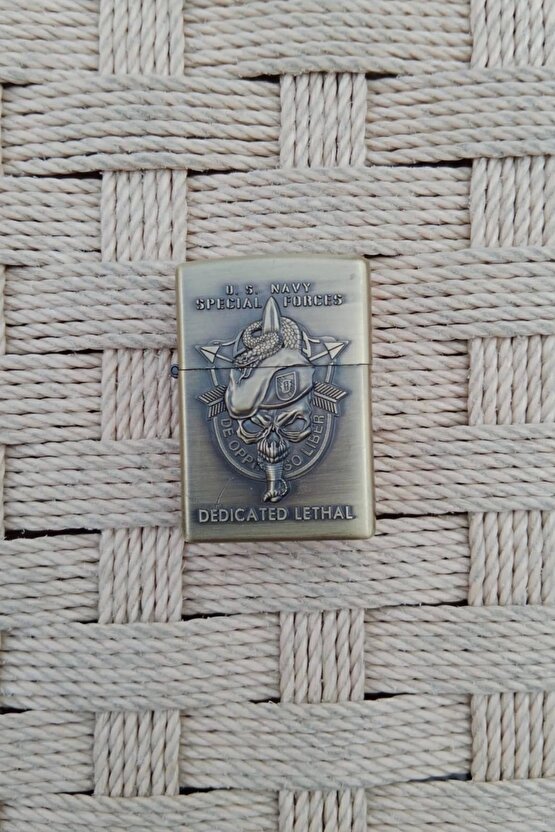 U.S NAVY Special Forces Dedicated Lethal yazili kabartmali Cakmak