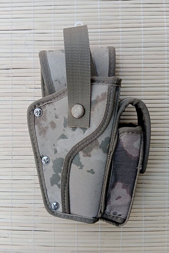 Sag El Jandarma Kamuflaj Renk Tek Emniyetli impertex Silah Kilifi