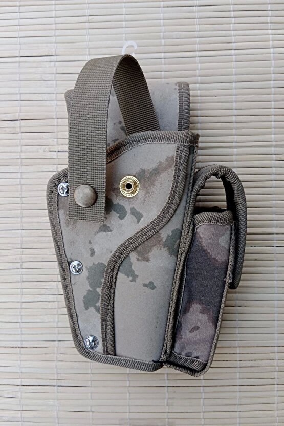 Sag El Jandarma Kamuflaj Renk Tek Emniyetli impertex Silah Kilifi