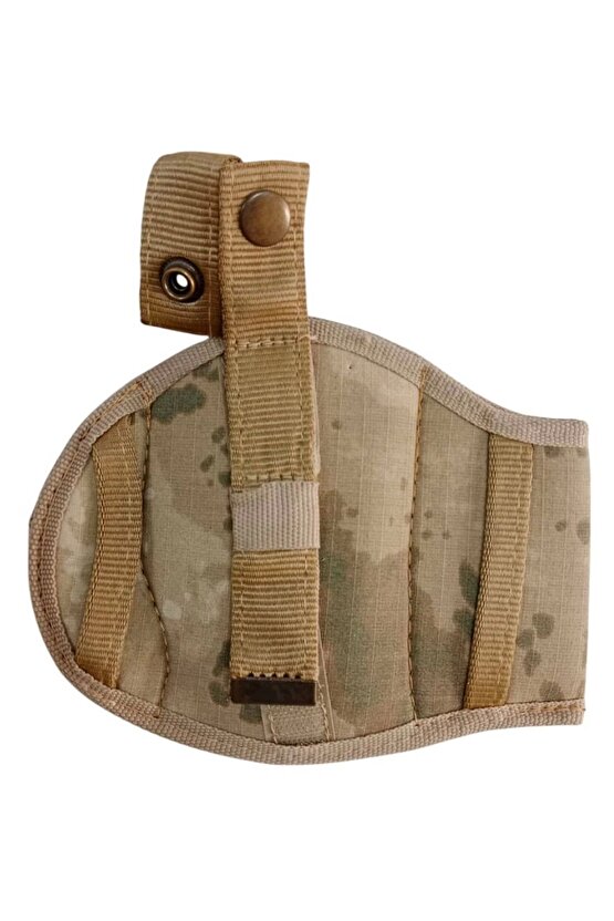 Sag El Jandarma Kamuflaj Renkli Yarim Kelebek impertex Silah Kilifi