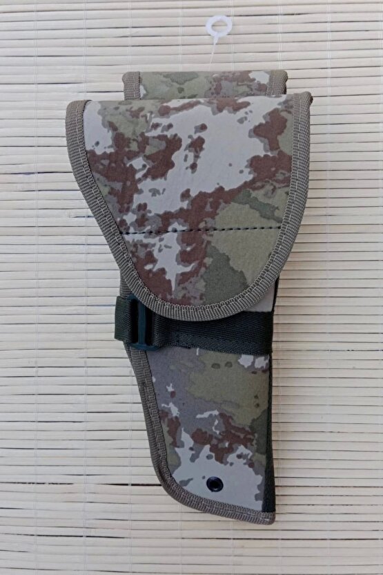 Sag El Kara Kuvvetleri Kamuflaj Renkli Cirtli Kapakli impertex Silah Kilifi