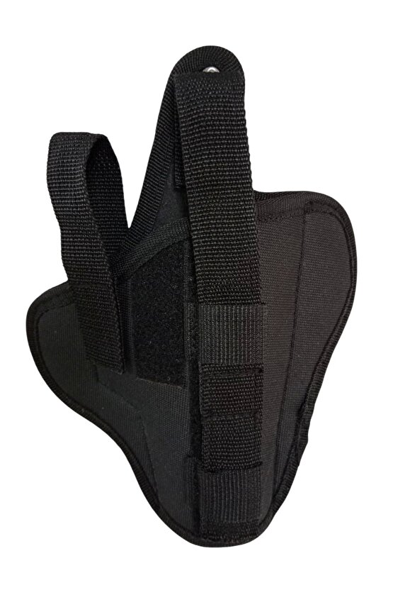 Sag El Siyah Renkli Cift Emniyetli Tam Kelebek Impertex Silah Kilifi
