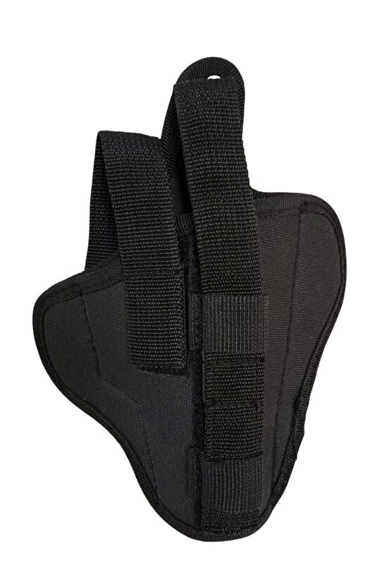 Sag El Siyah Renkli Cift Emniyetli Tam Kelebek Impertex Silah Kilifi