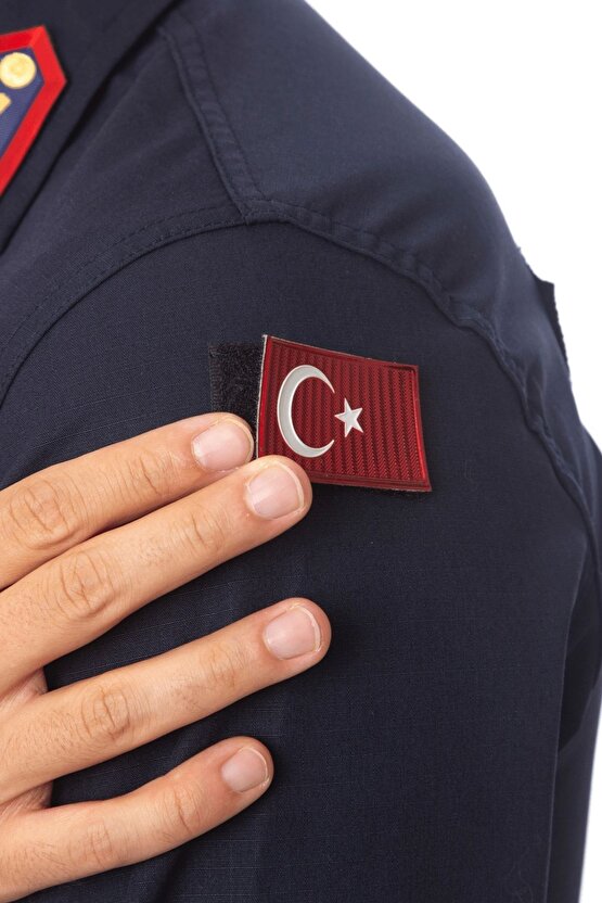 Jandarma Asayis Lacivert Renkli Uzun Kollu Taktik Gomlek