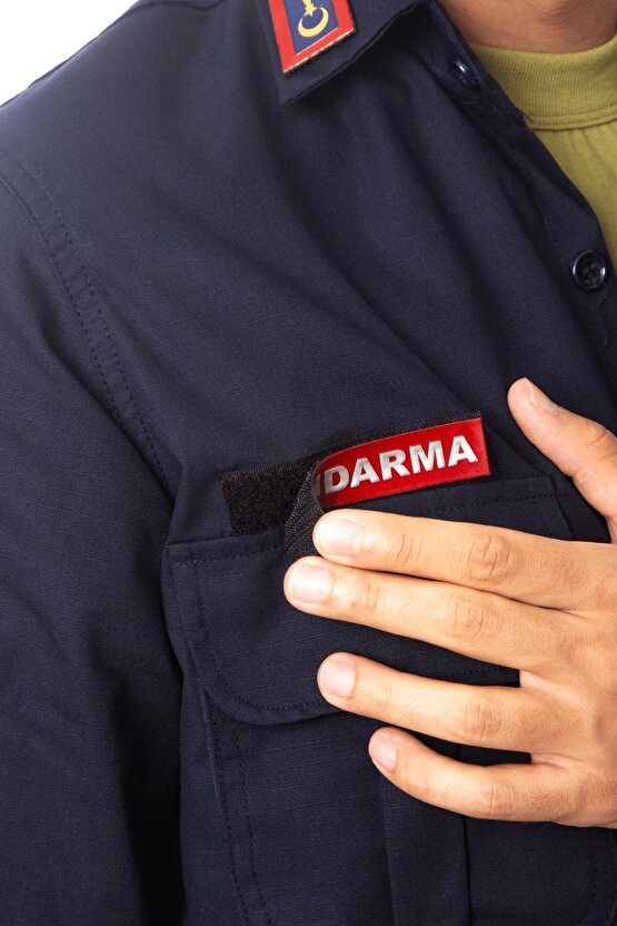 Jandarma Asayis Lacivert Renkli Uzun Kollu Taktik Gomlek