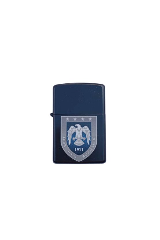 Siyah Hava Kuvvetleri Amblemli Benzinli premium zippo Cakmak