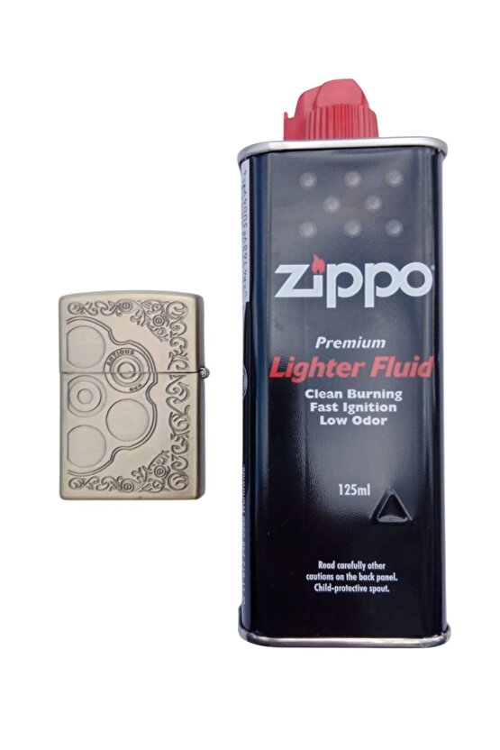 38 lik Tabanca kabartmali Craft Gun yazili premium zippo Cakmak