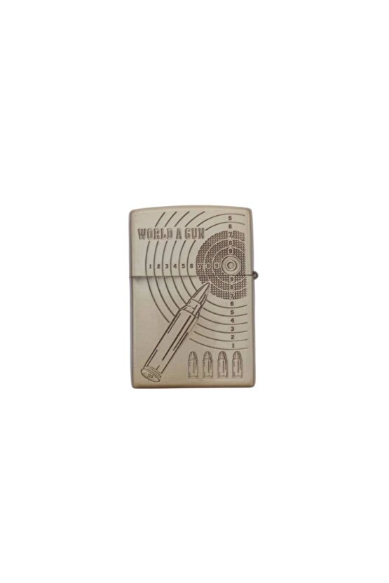 AK-47 Tufekli asker kabartmali premium zippo Cakmak