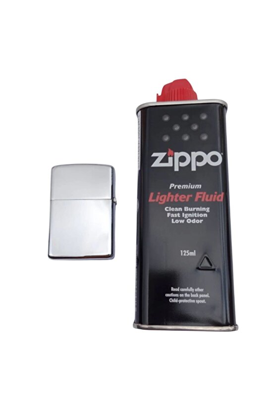 Hava Kuvvetleri Amblemli Benzinli premium Metal zippo Cakmak