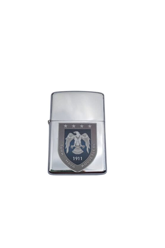 Hava Kuvvetleri Amblemli Benzinli premium Metal zippo Cakmak