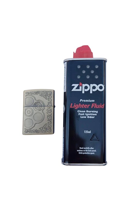 Ozel Tasarim Sari renkli 45 lik Tabanca kabartmali Craft Gun yazili premium zippo Cakmak