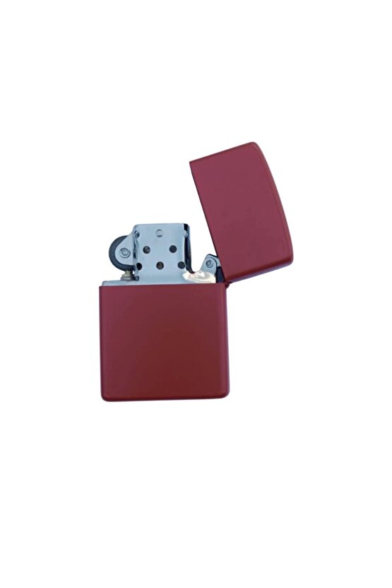 Ozel Tasarim Kirmizi Renkli Benzinli Turkiye Yazili Ayyildiz Bayrakli premium zippo Cakmak