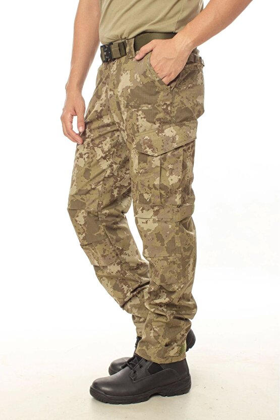 kara kuvvetleri kamuflaj renkli 8 cepli bamsi model kargo cepli airsoft outdoor taktik pantolon