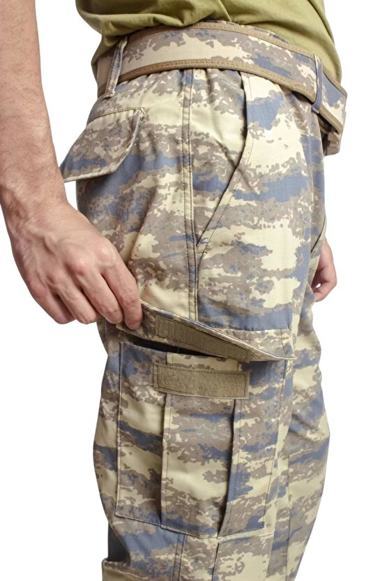 Hava Kuvvetleri Yeni Kamuflaj Renkli Kargo Cepli Airsoft Taktik Askeri Pantolon