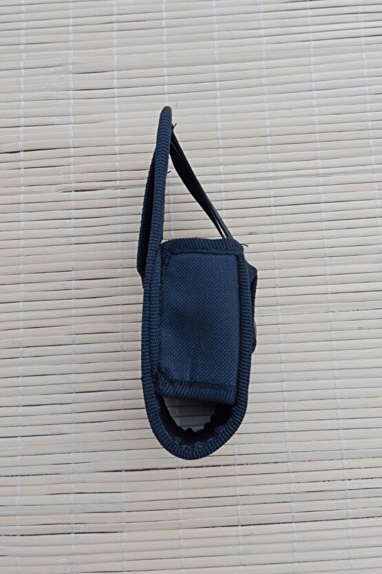 Siyah Renkli Palaskaya Kemere Takılan çıtçıtlı impertex Telsiz Kılıfı