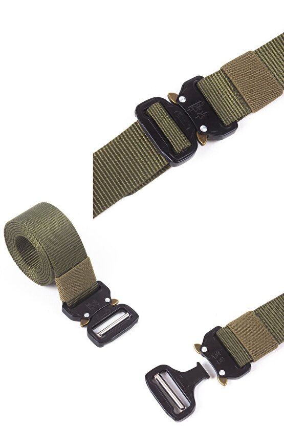 Kobra Model Haki Renkli  5.11 Tactical Metal Tokalı Kaliteli Taktik Kemer Palaska